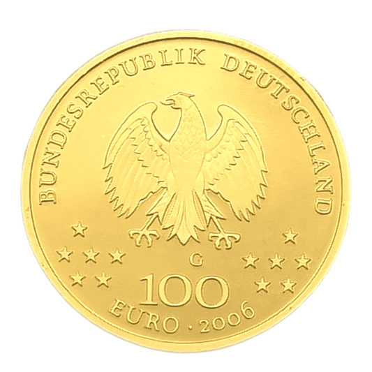 Deutschland 100 Euro Goldmünze verschiedene Jahrgänge
