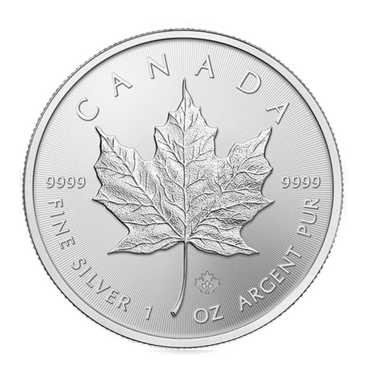 Maple Leaf 5 Dollar „Elizabeth II“ Silbermünze 1 oz